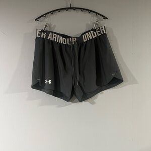 Under Armour Women's Charcoal Athletic Shorts Size Small